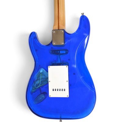 Custom Regent Blue Plexiglass Acrylic Lucite Electric Guitar - Image 3
