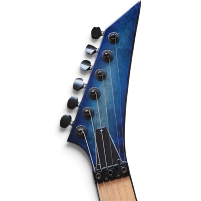 Custom Race Dinky Blue Burst Quilted Maple Top Guitar Floyd Rose Tremolo - Image 3
