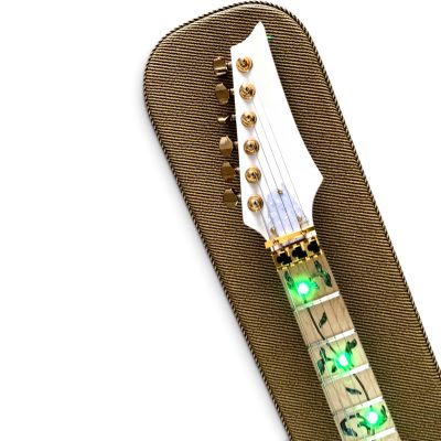 Custom Axis Plexiglass Acrylic Lucite Green LED Tremolo Guitar Jem Tree Of Life Inlay - Image 3