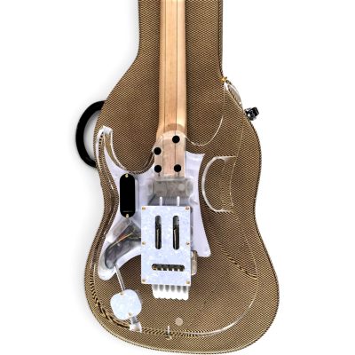 Custom Axis Plexiglass Acrylic Lucite Green LED Tremolo Guitar Jem Tree Of Life Inlay - Image 8