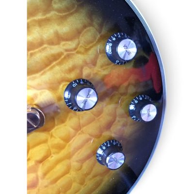 Custom Crown Desert Burst Quilted Maple Top Electric Guitar - Image 3