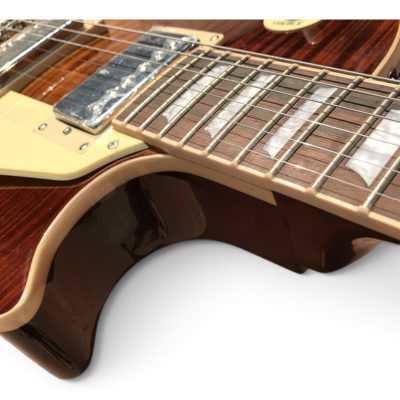 Custom Crown Iced Tea Burst Flamed Maple Top Electric Guitar - Image 2