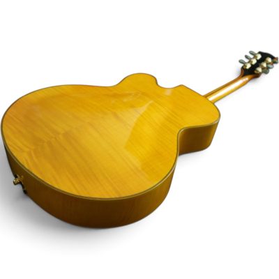 Custom Crown ES175 Hollowbody Natural Blonde Joe Finish Electric Guitar P90 Pickups - Image 3