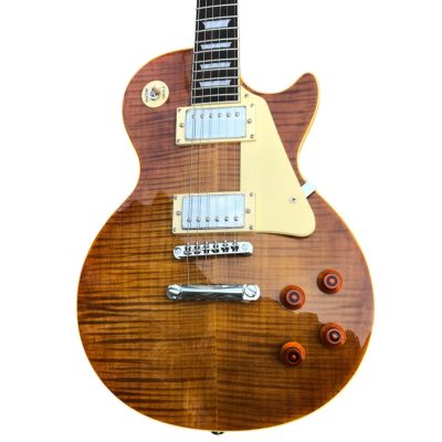 Custom Crown Tobacco Burst Flamed Maple Top Electric Guitar