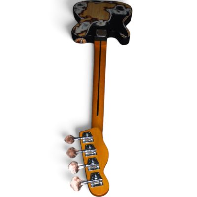 Custom Regent Relic Vintage Aged Black 4 String Bass - Image 4