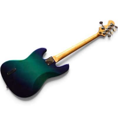 Custom Regent Sky Burst Sparkle Finish 5 String Jazz Bass LED Fretboard Lights - Image 4