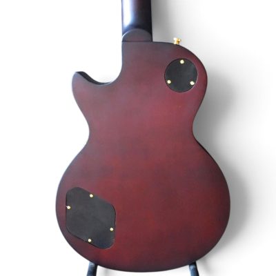 Custom Crown Standard Hetfield Textured Matte Black Diamond Plate Electric Guitar - Image 3