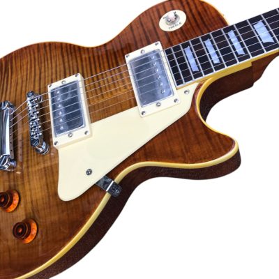 Custom Crown Tobacco Burst Flamed Maple Top Electric Guitar - Image 7