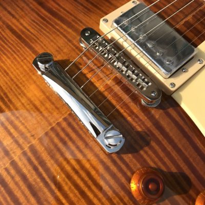 Custom Crown Iced Tea Burst Flamed Maple Top Electric Guitar - Image 9