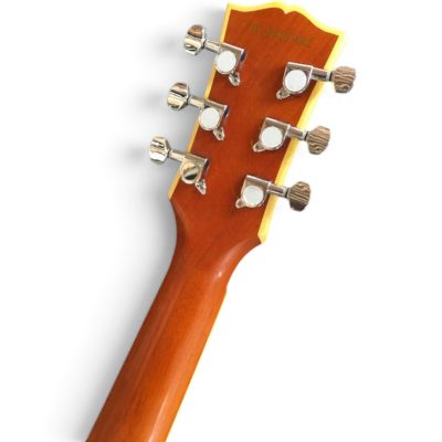 Custom Crown P90 Pickups Bob Marley Natural Finish Electric Guitar - Image 7