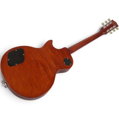 Custom Crown Iced Tea Burst Flamed Maple Top Bigsby Vibrato Tailpiece Electric Guitar - Image 5