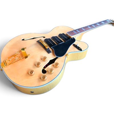 Custom Crown Natural Blonde Electric Guitar P90 3 Pickups ES5 Switchmaster - Image 5