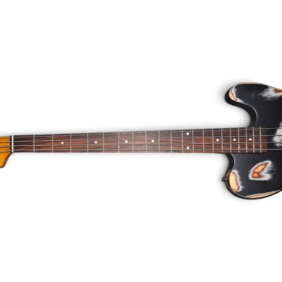 Custom Regent Relic Vintage Aged Black 4 String Bass - Image 7