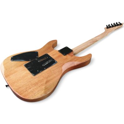 Custom Obsidian Kirk M400 Natural Satin Finish Electric Guitar Floyd Rose Tremolo - Image 5