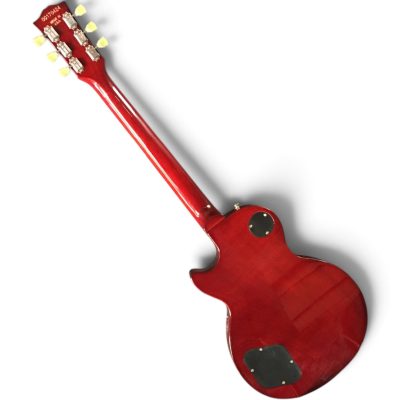 Custom Crown Cherry Sunburst Burst Flamed Maple Top Electric Guitar - Image 5