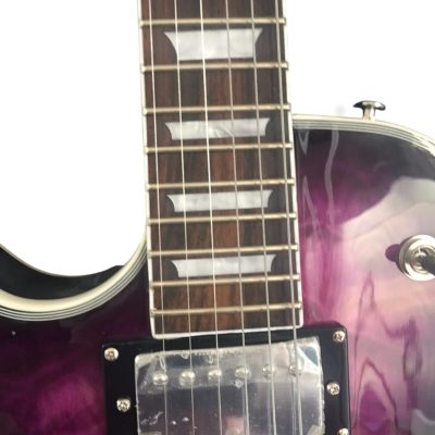 Custom Crown Purple Quilted Maple Top Bigsby Vibrato Tailpiece Electric Guitar - Image 8