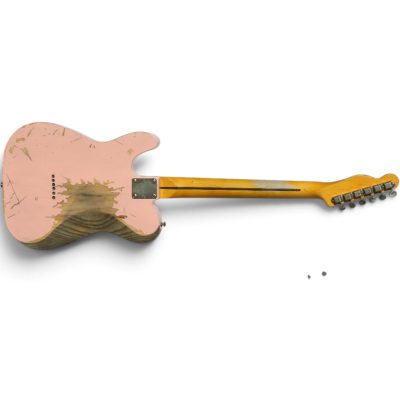 Custom Regent Pink Heavy Relic Aged Electric Guitar - Image 7