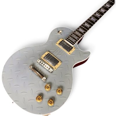 Custom Crown Standard Hetfield Textured Diamond Plate Electric Guitar - Image 7