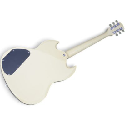 Custom Crown SG Cream Batman Finish 6 String Guitar - Image 4