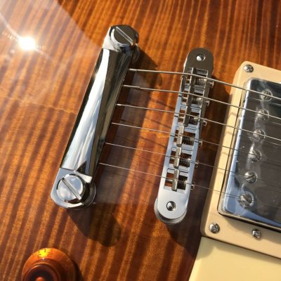 Custom Crown Iced Tea Burst Flamed Maple Top Electric Guitar - Image 14