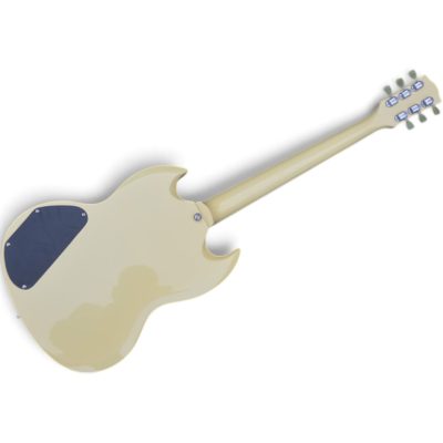 Custom Crown SG Cream Batman Finish 6 String Guitar - Image 5