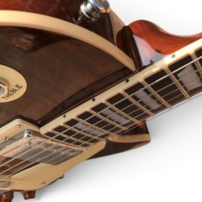 Custom Crown Iced Tea Burst Flamed Maple Top Electric Guitar - Image 18
