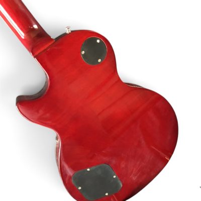 Custom Crown Cherry Sunburst Burst Flamed Maple Top Electric Guitar - Image 8