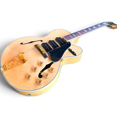 Custom Crown Natural Blonde Electric Guitar P90 3 Pickups ES5 Switchmaster - Image 9
