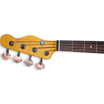 Custom Regent Relic Vintage Aged Black 4 String Bass - Image 3