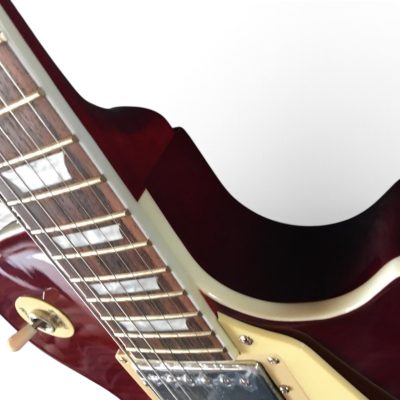 Custom Crown Cherry Sunburst Burst Flamed Maple Top Electric Guitar - Image 2