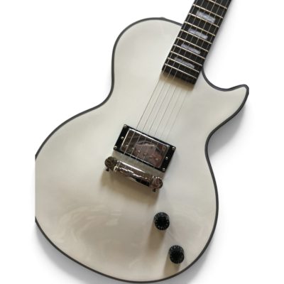 Custom Crown White Jared Finish Guitar Single Pickup - Image 3