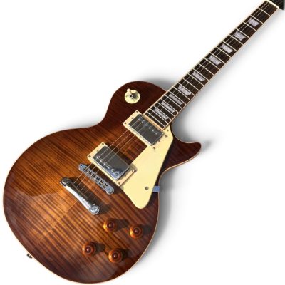 Custom Crown Iced Tea Burst Flamed Maple Top Electric Guitar - Image 6