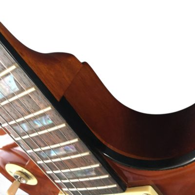 Custom Crown Tak Burst Matsumoto Quilted Maple Top Electric Guitar Black Bindings - Image 5