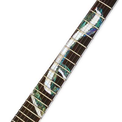 Custom Crown Teal Green Flamed Maple Top Embossed Snakepit Slash Electric Guitar - Image 4