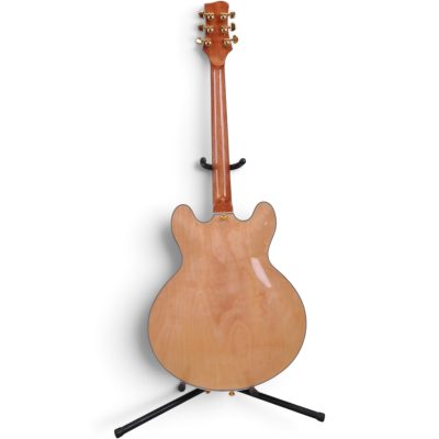 Custom Crown ES335 Burl Maple Top Bigsby Tremolo Electric Guitar - Image 4