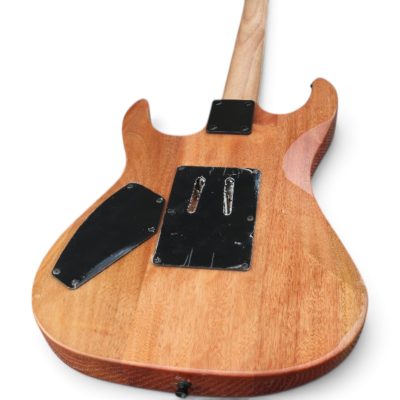 Custom Obsidian Kirk M400 Natural Satin Finish Electric Guitar Floyd Rose Tremolo - Image 3