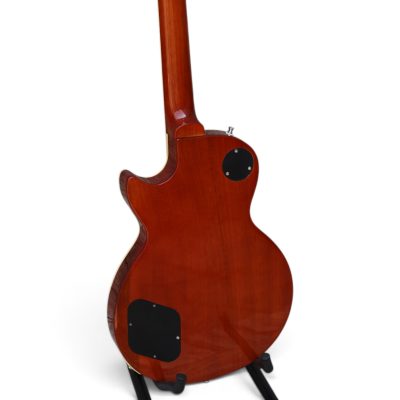 Custom Crown Natural Brown Finish Electric Guitar - Image 3