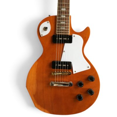 Custom Crown P90 Pickups Bob Marley Natural Finish Electric Guitar