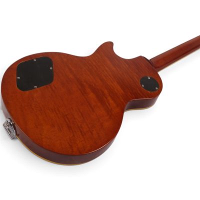 Custom Crown Iced Tea Burst Flamed Maple Top Bigsby Vibrato Tailpiece Electric Guitar - Image 6