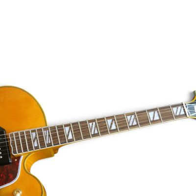 Custom Crown ES175 Hollowbody Natural Blonde Joe Finish Electric Guitar P90 Pickups - Image 5