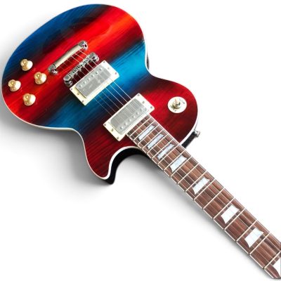 Custom Crown Aurora Borealis Prism Finish Flame Maple Top Electric Guitar - Image 2