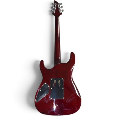Custom Titan Horton Hellraiser C1 FR Burgundy Red Wine Quilted Maple Top Guitar Floyd Rose Tremolo - Image 4