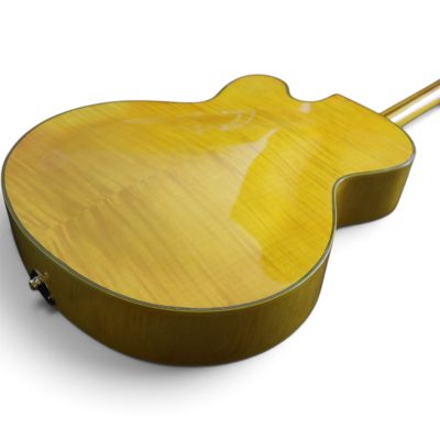 Custom Crown ES175 Hollowbody Natural Blonde Joe Finish Electric Guitar P90 Pickups - Image 6