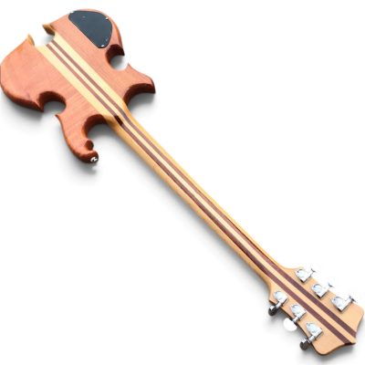 Custom Crown Natural Finish Electric Guitar Numeral Block Inlays - Image 6