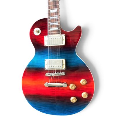 Custom Crown Aurora Borealis Prism Finish Flame Maple Top Electric Guitar