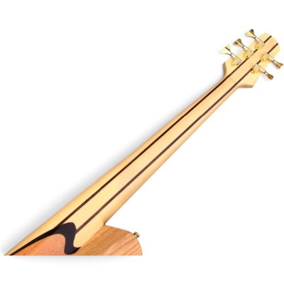 Custom Solis Imperial Amber Matthew Garrison 5 String Bass Single Cut Body - Image 7