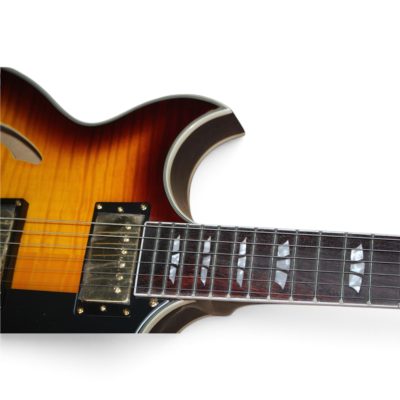Custom Crown Johnny A Sunset Glow Flamed Maple Top Electric Guitar - Image 8