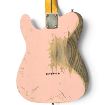 Custom Regent Pink Heavy Relic Aged Electric Guitar - Image 8