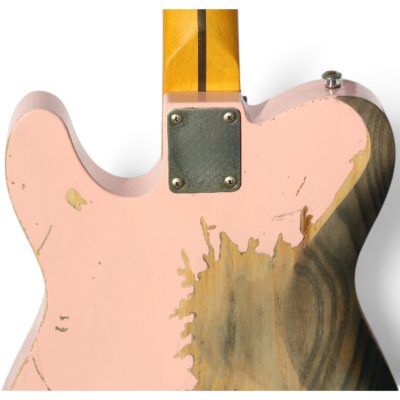 Custom Regent Pink Heavy Relic Aged Electric Guitar - Image 9