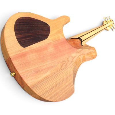 Custom Solis Imperial Amber Matthew Garrison 5 String Bass Single Cut Body - Image 8